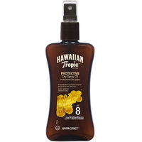 "Hawaiian Tropic Protective Dry Spray Oil Spf8 Low 200ml"