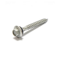 100 Pcs 50Mm Hex Head Needle Point Screws C4 Galvanised 12G