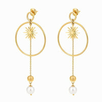 Ladies'Earrings Folli Follie 3E19S130YW (7,3 cm)