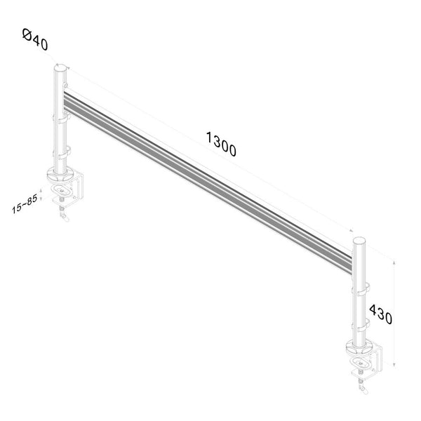 Screen Table Support Neomounts FPMA-DTB100