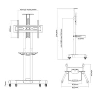 Adjustable support Neomounts NM-M1700BLACK        Laptop