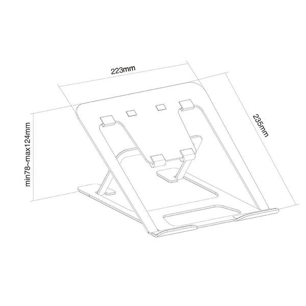 Notebook Stand Neomounts NSLS085BLACK