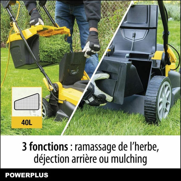 Electric Lawn Mower Powerplus Powxg6281 2000 W 230-240 V Ø 42 cm 25-80 mm