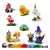 Playset Classic Transparent Bricks Lego 11013