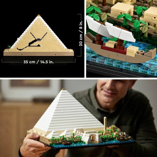 Playset   Lego 21058 Architecture The Great Pyramid of Giza         1476 Pieces