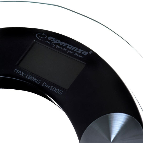 Digital Bathroom Scales Esperanza EBS008K Black Glass