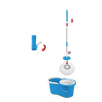 Mop with Bucket Esperanza EHS005 Blue White Microfibre