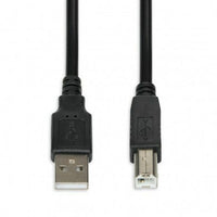 USB A to USB B Cable Ibox IKU2D Black 3 m