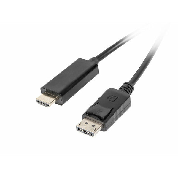 DisplayPort to HDMI Cable Lanberg CA-DPHD-10CC-0010-BK Black 1 m