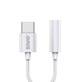 USB-C to Jack 3.5 mm Adapter Savio AK-51 White 11 cm