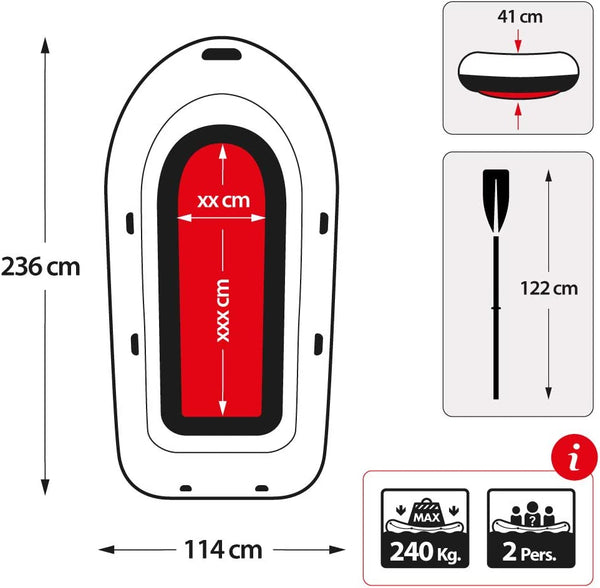 Intex Seahawk 2 Boat Set