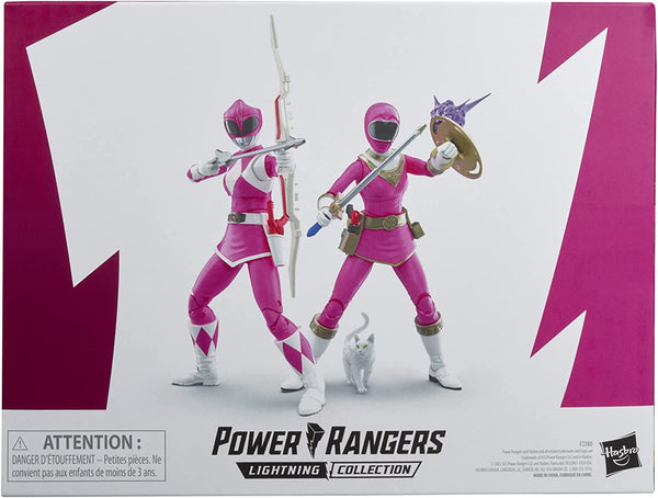 Power Rangers Lightning Collection 6 Inch Zero & Mighty Morphin Pink Ranger