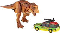 Jurassic Park Transformers Tyrannocon Rex + Autobot JP93 set 2 figures