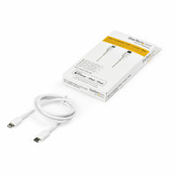 Câble USB vers Lightning Startech RUSBCLTMM1MW Blanc 1 m