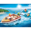 Playmobil Family Fun 70091 Speedboat with Tube Riders Playset