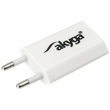 Zasilacz siec. Akyga USB AK-CH-03 1A wh