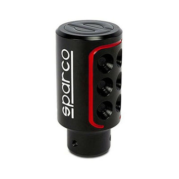 Shift Lever Knob Sparco SPC RACING Black/Red