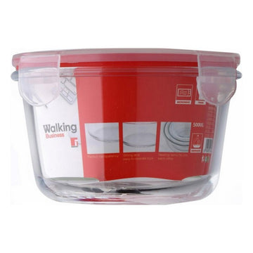 Lunch box Bergner Red Silicone Borosilicate Glass