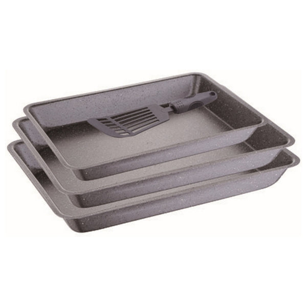 Oven Mould Bergner Nylon Stainless steel (4 pcs)