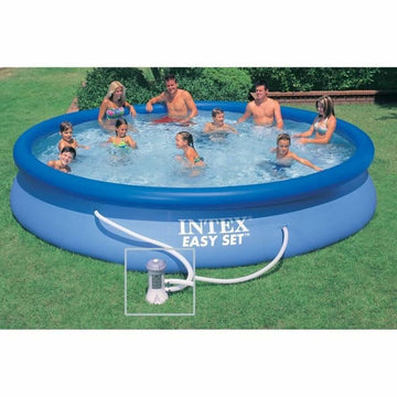 Inflatable pool Intex 28158NP Blue 457 x 84 cm