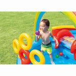 Inflatable Paddling Pool for Children Intex   Playground Rainbow 297 x 135 x 193 cm 381 L