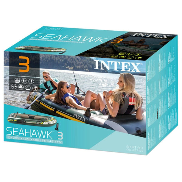 Bateau gonflable Intex Seahawk 3 Vert 295 x 43 x 137 cm