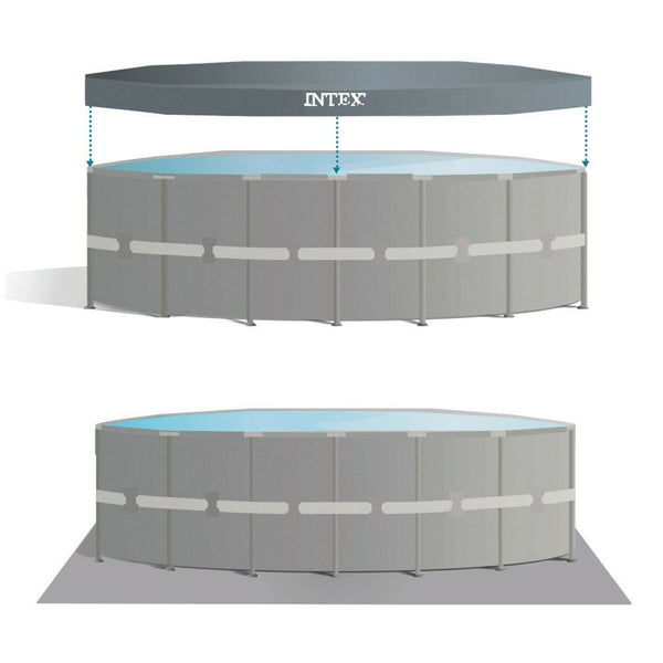 Detachable Pool Intex 488 x 122 x 488 cm