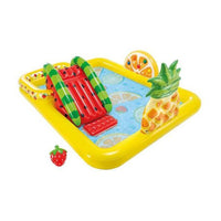 Inflatable Paddling Pool for Children Intex 57158NP Playground Fruits 244 x 191 x 91 cm