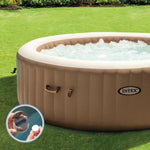 Inflatable Spa Intex 236 x 71 x 236 cm Brown 1339 L