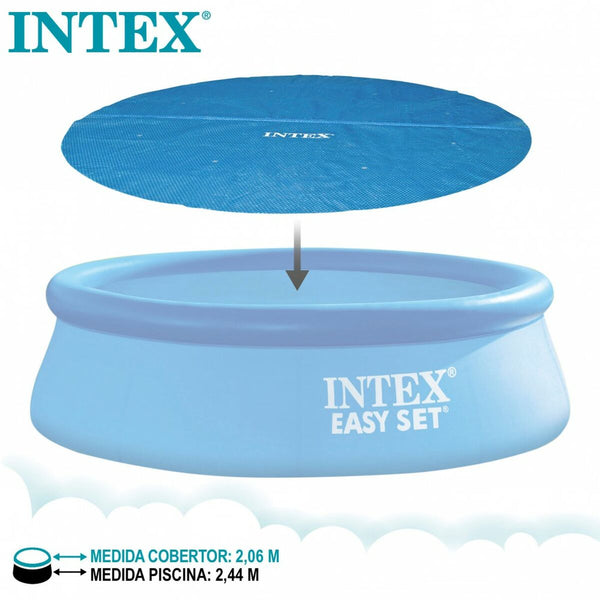 Swimming Pool Cover Intex 28010 Circular Solar Ø 244 cm