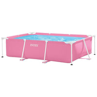 Detachable Pool Intex Small Frame Familiar 28266NP Pink 220 x 60 x 150 cm