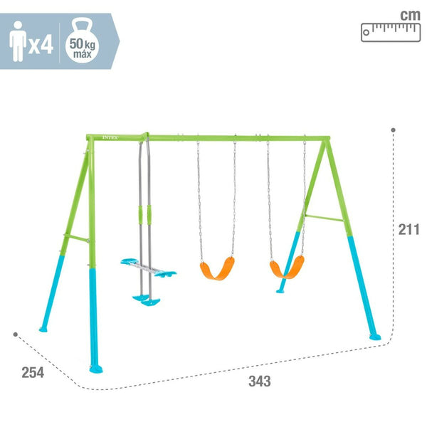 Swing Intex 44121 Double Rocker 343 x 211 x 254 cm