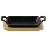 Baking tray Masterpro Black Cast Iron (17 x 10 x 2,5 cm)