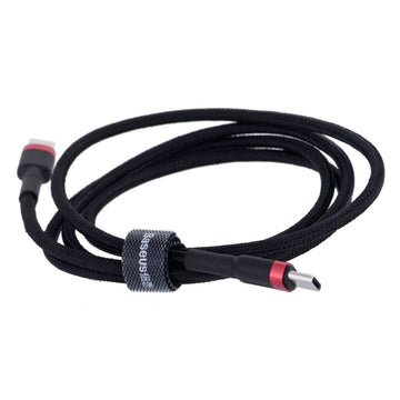 Cable USB C Baseus CATKLF-G91 Black 1 m