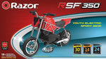 Razor RSF350 Electric Street Bike - Red/Black