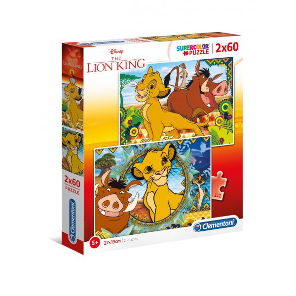 Disney The Lion King puzzle 2x60pcs