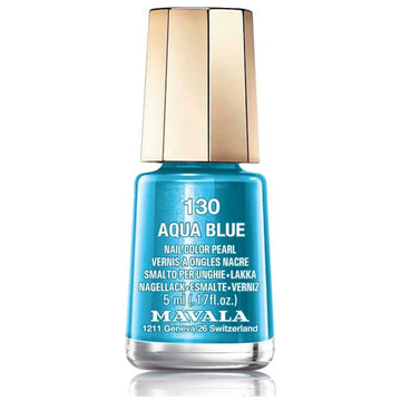 "Mavala Nail Polish 130 Aqua Blue 5ml"