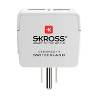 Current Adaptor Skross 1500281 USB x 2 European United States