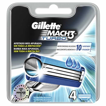 "Gillette Mach3 Turbo Ricarica 2019 4 Unità"