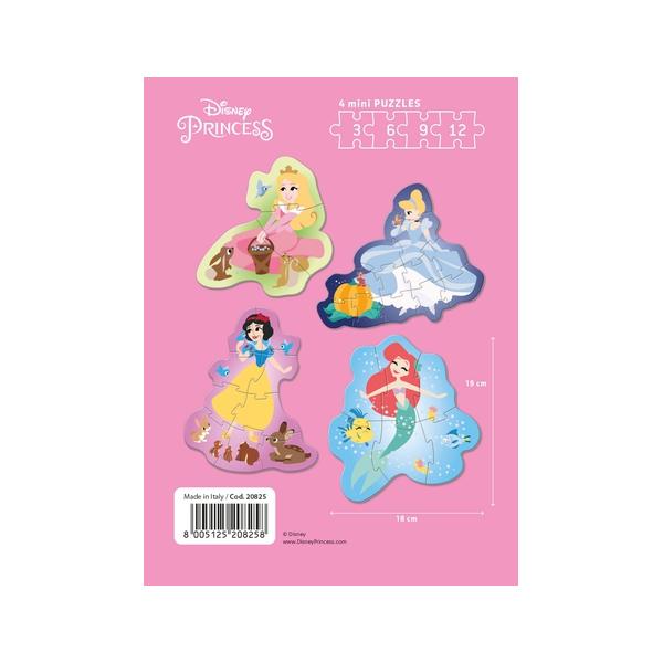 Disney Princess puzzle 3+6+9+12pcs