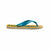 Women's Flip Flops Havaianas Top Logomania Blue Yellow