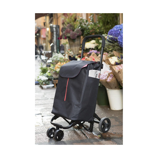 Shopping cart Gimi Twin Urban Black 50 L (39 x 52 x 95 cm)