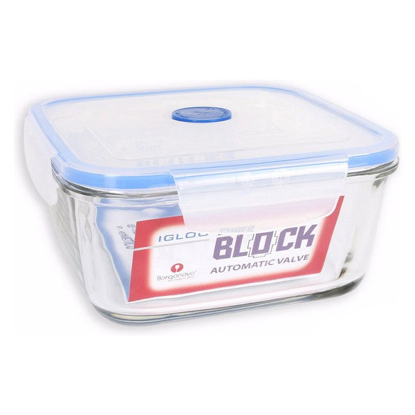 Lunch box Borgonovo Superblock Hermetic Glass