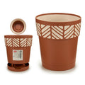 Planter Orfeo terracotta Plastic