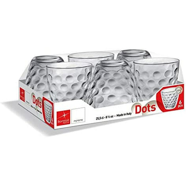 Set de Verres Bormioli Rocco Dots 6 Unités verre (250 ml)