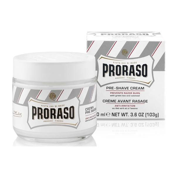 "Proraso White Crema Pre Barba Pelle Sensibilie 100ml"