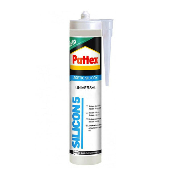 Silicone Pattex Silicon 5 Universal Transparent 280 ml