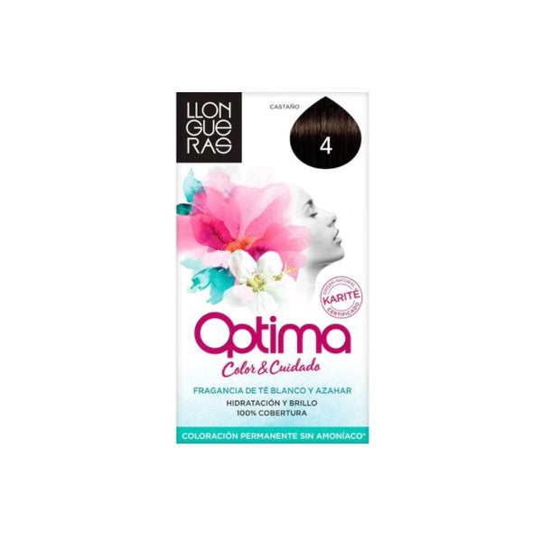 "Llongueras Optima Hair Colour 4 Brown"