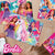 4-Puzzle Set Barbie MaxiFloor 192 Pieces 35 x 1,5 x 25 cm