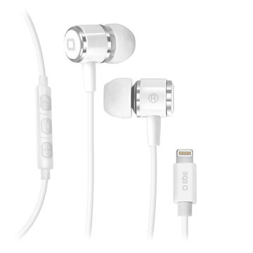 Headphones with Microphone SBS TEINEARLIGHTW White Lightning